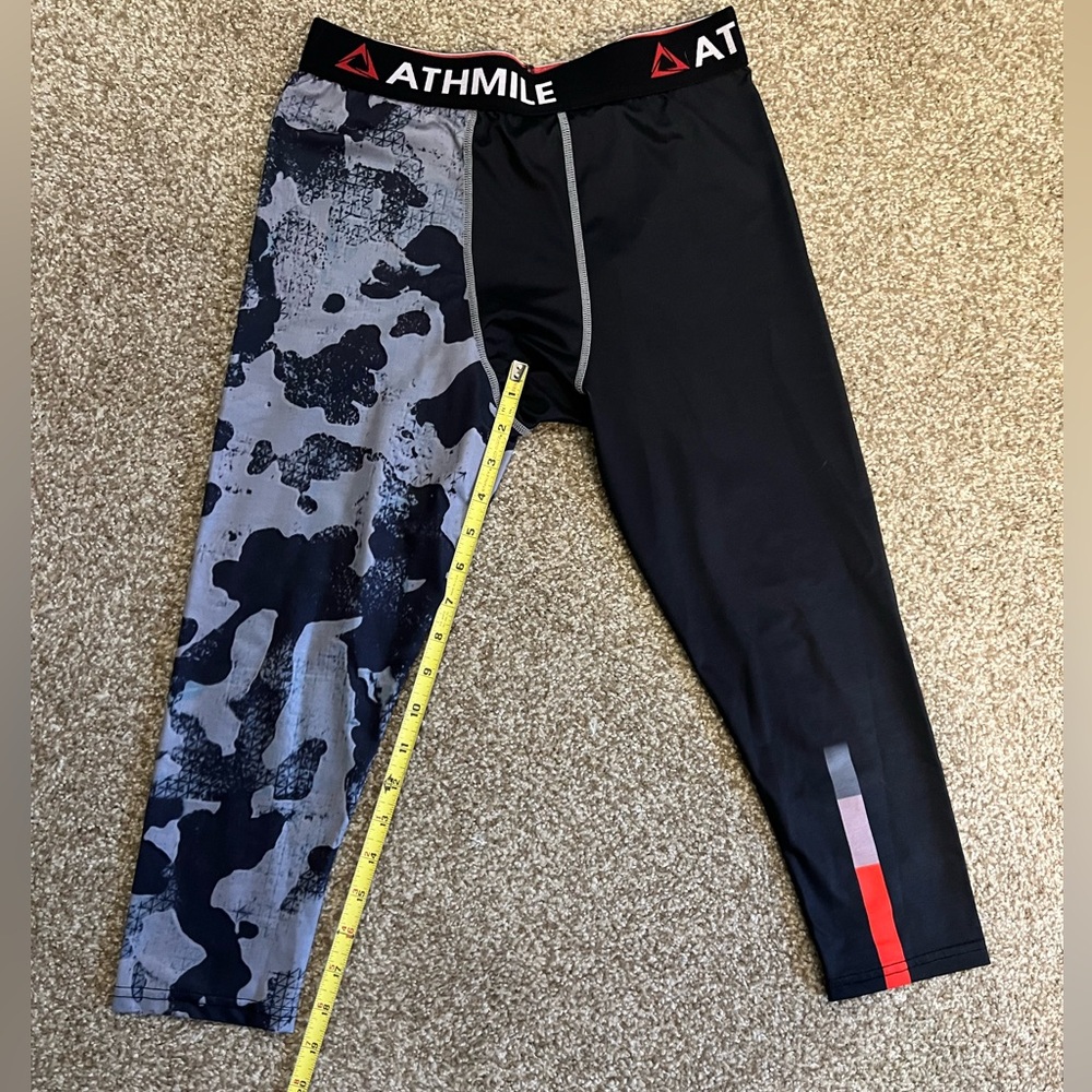 Men's athletic tights 3/4 length